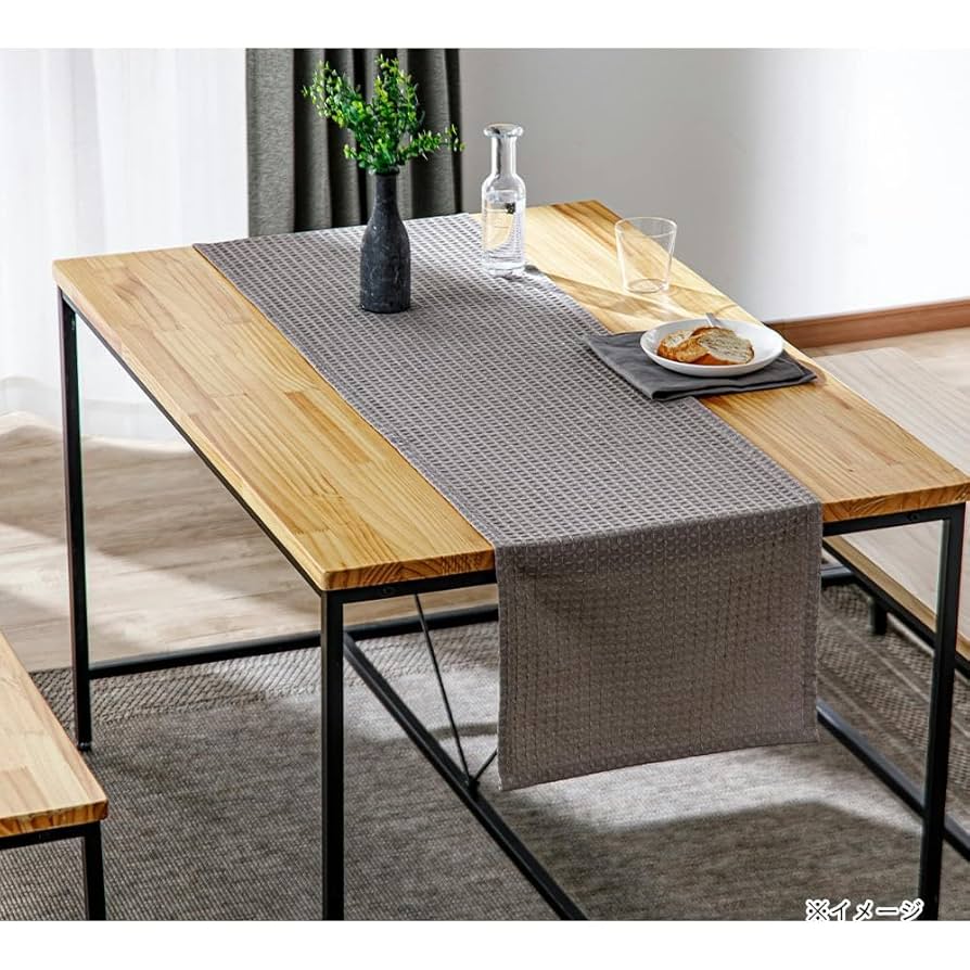 オオラズテーブル　未使用 テーブルランナー ルソラ グレー 40×180cm | インテリア雑貨